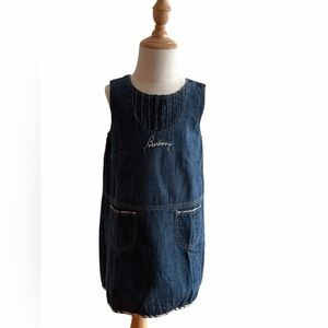 Burberry Dark Blue Denim Sleeveless Dress